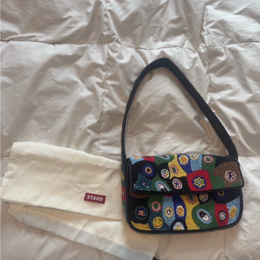 Staud beaded Tommy bag